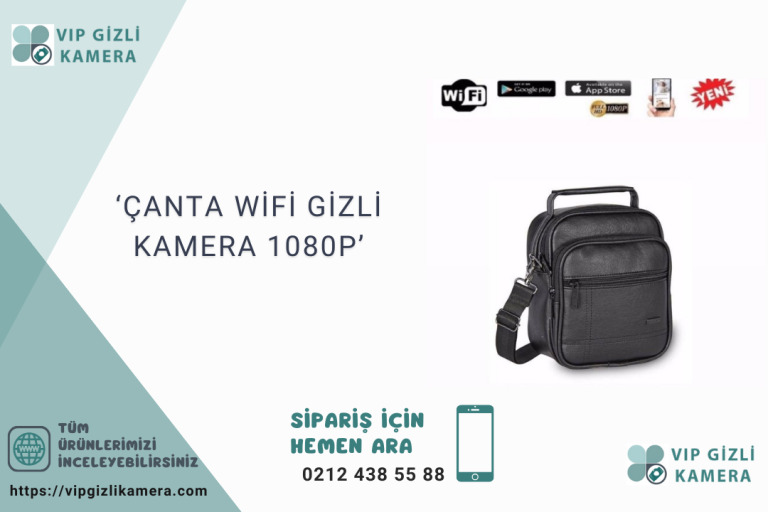 Çanta Wifi Gizli Kamera 1080P Taşınabilir Güvenlik Çözümü Canta Wifi Gizli Kamera 1080P